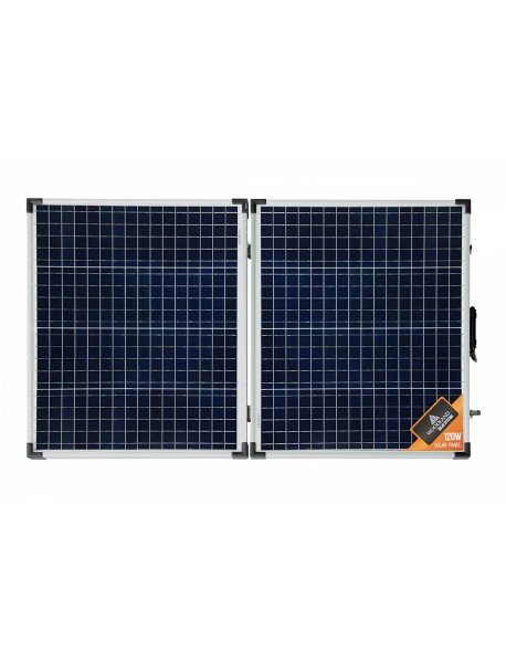Солнечная панель складная Woodland Sun House 120W 128х67х4 (слож.64х67х8)