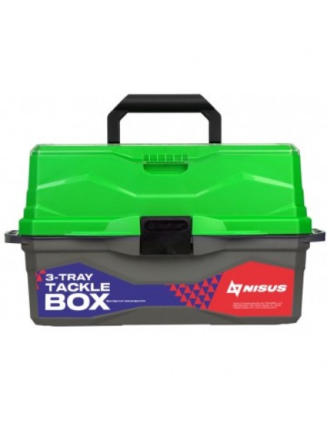Ящик для снастей Tackle Box трехполочный NISUS зеленый
