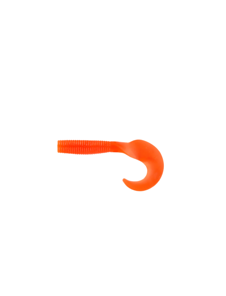 Приманка съедобная ALLVEGA "Flutter Tail Grub" 5,5см 1,8г (10шт.) цвет crazy carrot