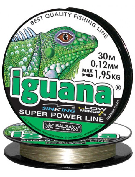Леска "Iguana" 30м 0,12 (1,95кг)