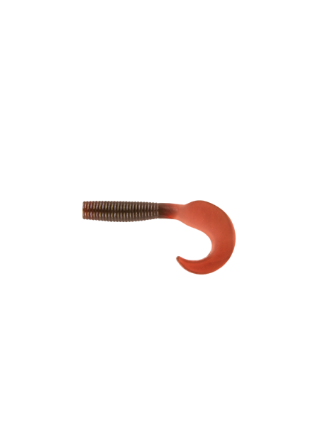 Приманка съедобная ALLVEGA "Flutter Tail Grub" 5,5см 1,8г (10шт.) цвет motor oil