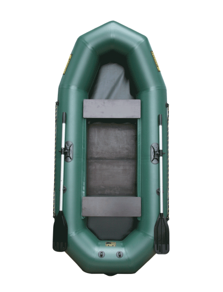 Лодка Leader КОМПАКТ-265 гребная ПВХ зеленый (С-Пб)