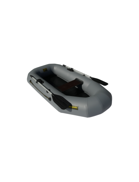 Лодка Leader КОМПАКТ-210 гребная ПВХ серый (С-ПБ) 2018