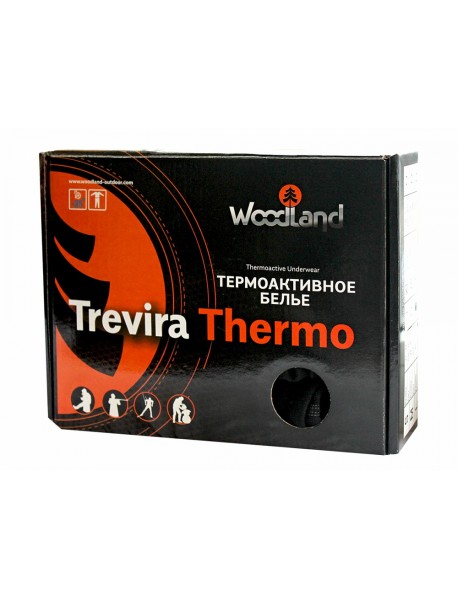 Комплект термобелья WOODLAND "Trevira Thermo" (чёрный) р. M